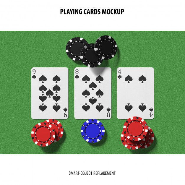 Playing Cards Mockup Psd