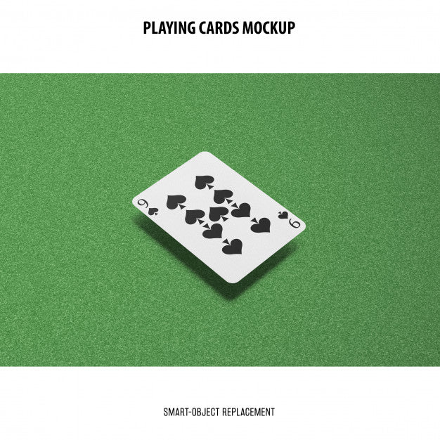 Playing Cards Mockup Psd