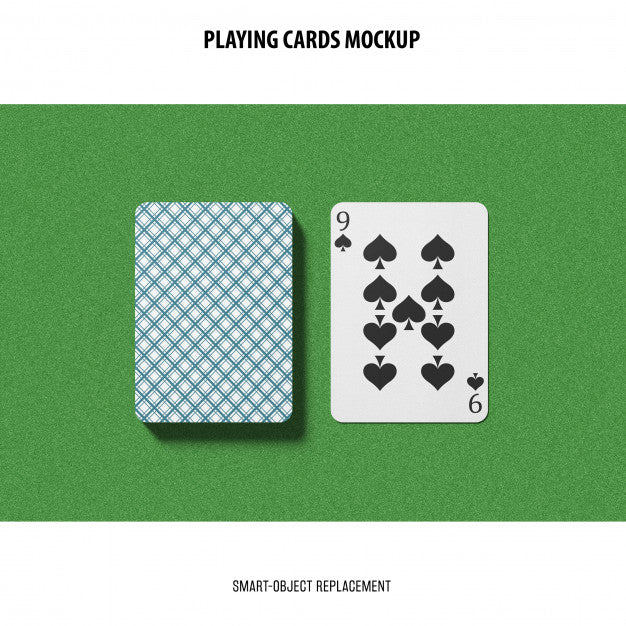 Playing Cards Mockup Psd
