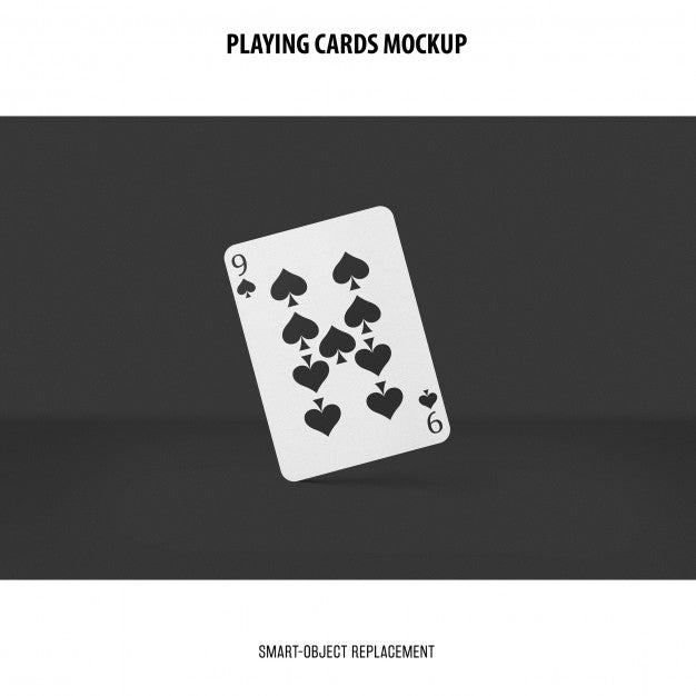 Playing Cards Mockup Psd
