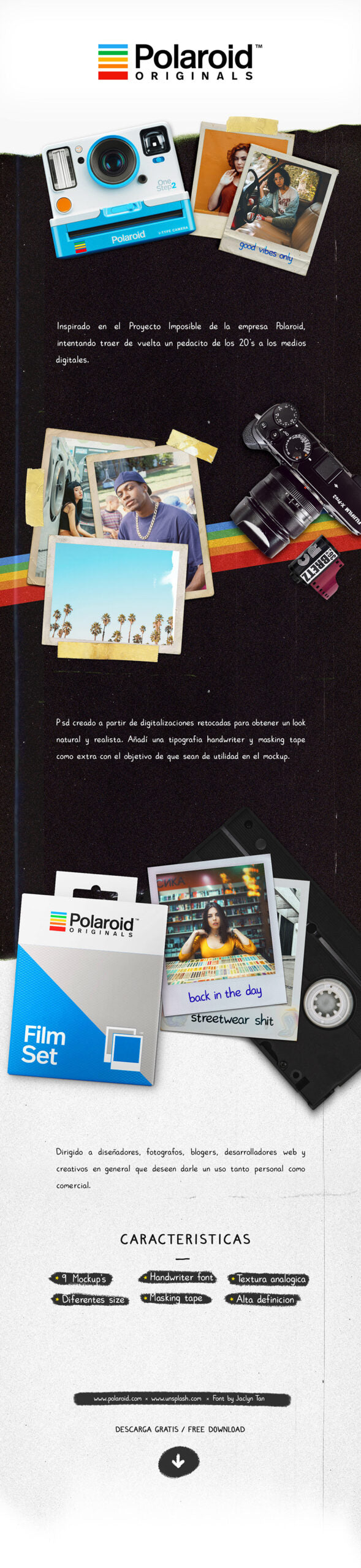 Polaroid Psd Mockup