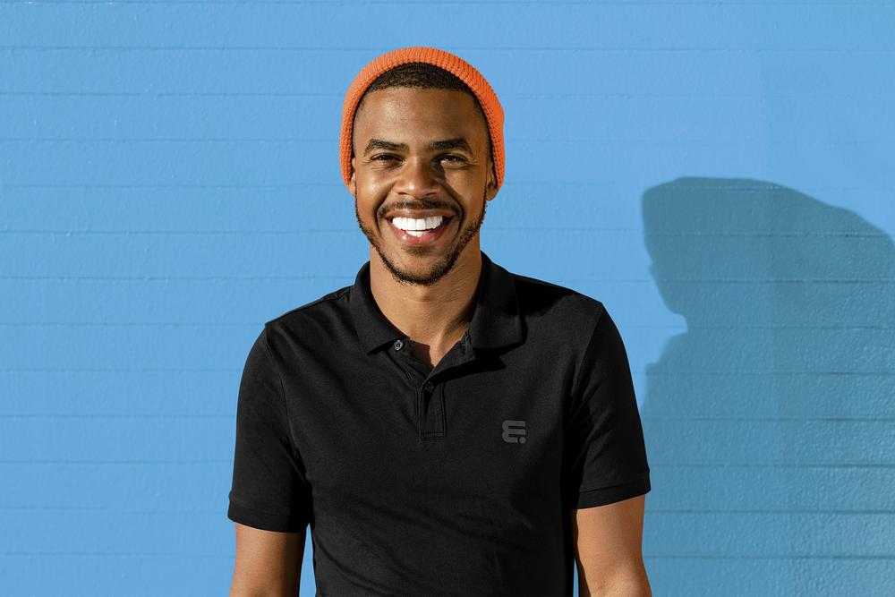 Polo T-Shirt Mockup, Basic Menswear Psd