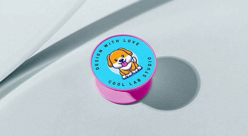 Pop Socket Phone Holder Mockup Psd