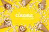 Popcorn For Cinema Frame Psd