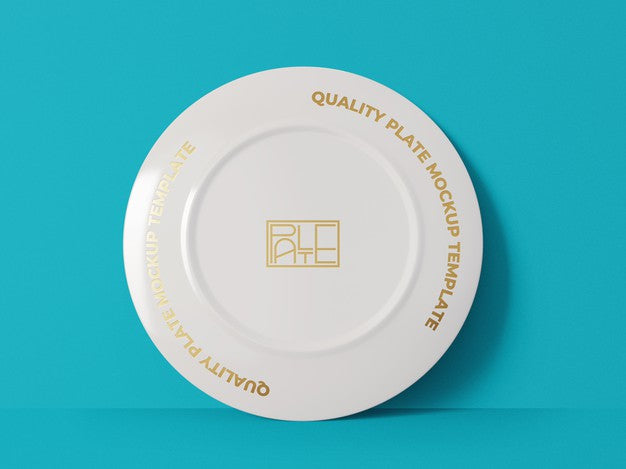 Porcelain Plate Mockup Template Psd
