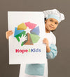 Portrait Of Cute Little Girl Holding Mock-Up Sign Psd