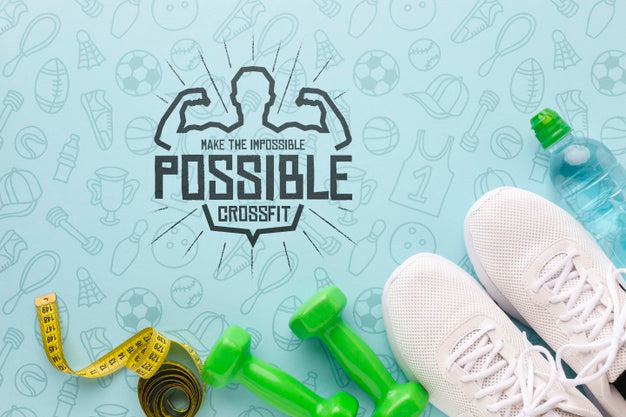 Positive Message For Fitness Class Psd