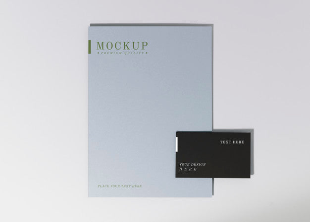 Poster And A Name Card Mockup Psd