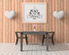 Poster Frame In Dining Room Psd