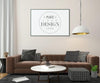 Poster Frame In Living Room Mockup Psd