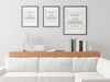 Poster Frame In Living Room Mockup Psd