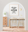 Poster Frame In Living Room Mockup Psd