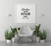 Poster Frame In Living Room Mockup Psd