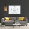 Poster Frame In Living Room Mockup Psd