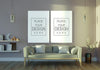 Poster Frame In Living Room Mockup Psd