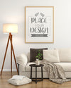 Poster Frame In Living Room Mockup Psd