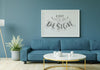 Poster Frame In Living Room Mockup Psd