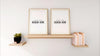 Poster Frame In Living Room Mockup Psd