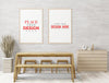 Poster Frame In Living Room Mockup Psd