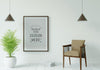 Poster Frame In Living Room Mockup Psd