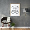 Poster Frame In Living Room Mockup Psd