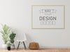 Poster Frame In Living Room Mockup Psd