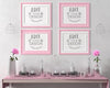 Poster Frame In Living Room Mockup Psd