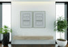 Poster Frame In Living Room Mockup Psd