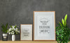 Poster Frame In Living Room Mockup Psd