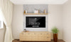 Poster Frame In Living Room Mockup Psd