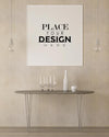 Poster Frame In Living Room Mockup Psd