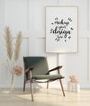 Poster Frame In Living Room Mockup Psd