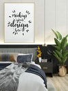 Poster Frame In Living Room Mockup Psd