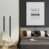 Poster Frame In Living Room Mockup Psd