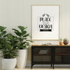 Poster Frame In Living Room Mockup Psd