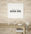 Poster Frame In Living Room Mockup Psd