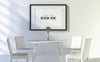 Poster Frame In Living Room Mockup Psd