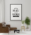 Poster Frame In Living Room Mockup Psd