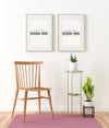 Poster Frame In Living Room Psd Mockup Psd