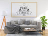 Poster Frame In Living Room Psd Mockup Psd