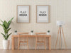 Poster Frame In Living Room Psd Mockup Psd