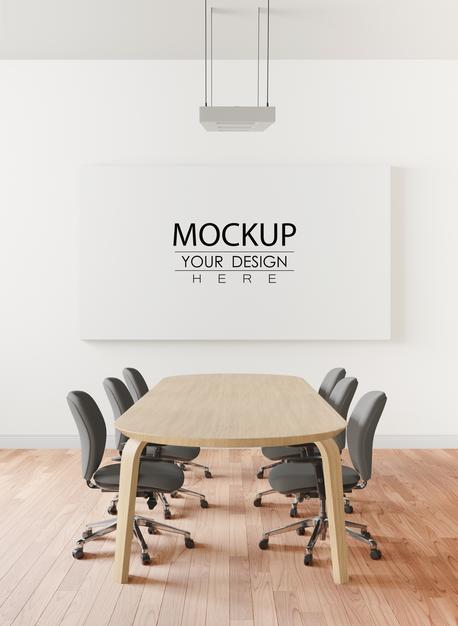 Poster Frame In Living Room Psd Mockup Psd