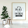 Poster Frame In Living Room Psd Mockup Psd