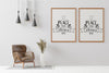 Poster Frame In Living Room Psd Mockup Psd