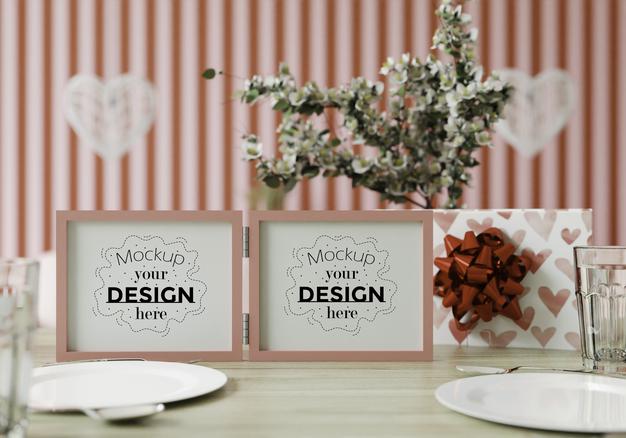 Poster Frame In Living Room Psd Mockup Psd