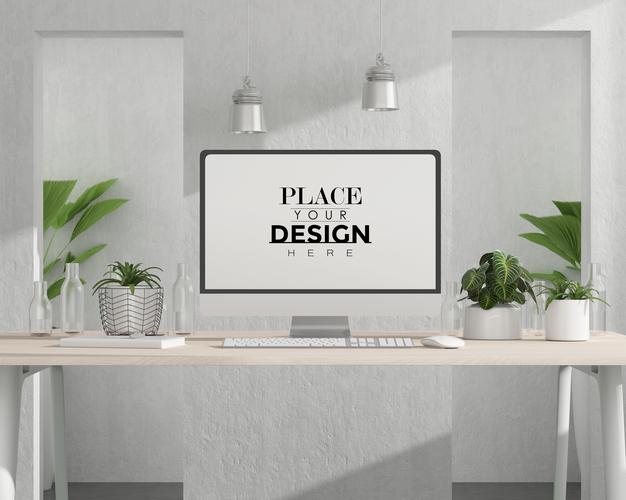 Poster Frame In Living Room Psd Mockup Psd