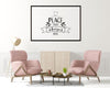 Poster Frame In Living Room Psd Mockup Psd