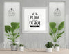 Poster Frame In Living Room Psd Mockup Psd