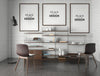 Poster Frame In Living Room Psd Mockup Psd