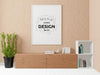 Poster Frame In Living Room Psd Mockup Psd